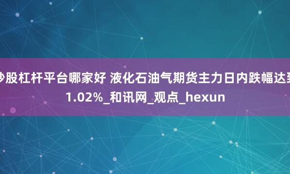 炒股杠杆平台哪家好 液化石油气期货主力日内跌幅达到1.02%_和讯网_观点_hexun