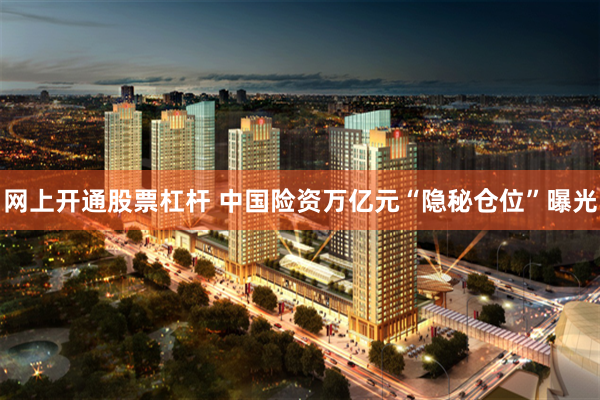 网上开通股票杠杆 中国险资万亿元“隐秘仓位”曝光